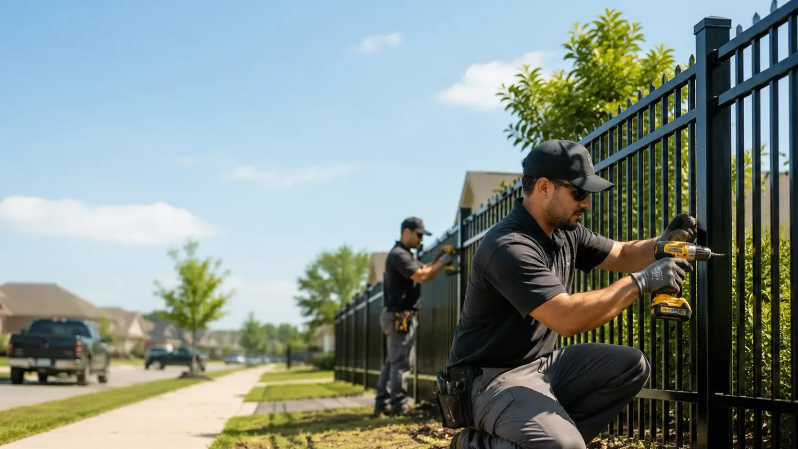 Metal Fence Installation in Akron, OH